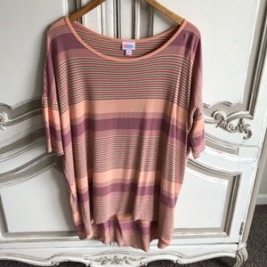 Lularoe Irma striped top